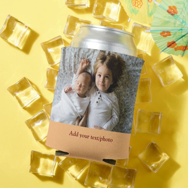 Porta-lata Mínimo simples ADICIONE O TEXTO FOTOGRÁFICO C (Verão in situ)