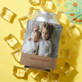 Porta-lata Mínimo simples ADICIONE O TEXTO FOTOGRÁFICO C