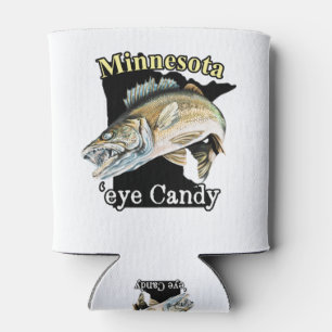 Porta-lata Minnesota 'Eye Candy Engraçado Walleye'