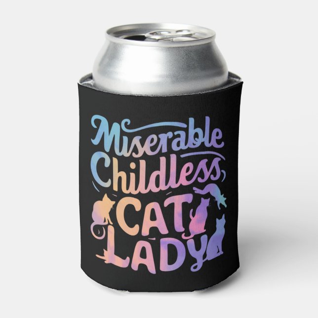 Porta-lata Miserável Mulher de Gatos sem Filhos (Can Front)
