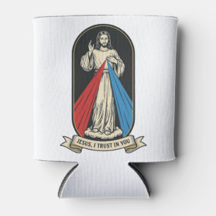 Porta-lata Misericórdia Divina Jesus Vintage