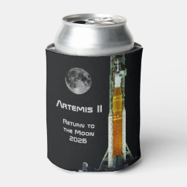 Porta-lata Missão Artemis II na Lua