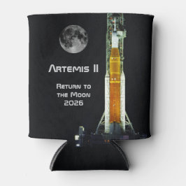 Porta-lata Missão Artemis II na Lua