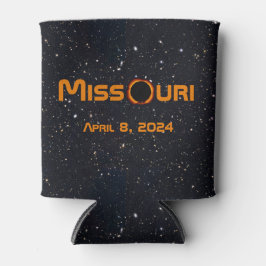 Porta-lata Missouri 2024 Eclipse Solar Total