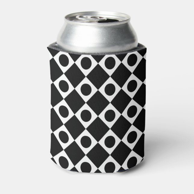 Porta-lata Mod Retro 60's Black (Can Back)