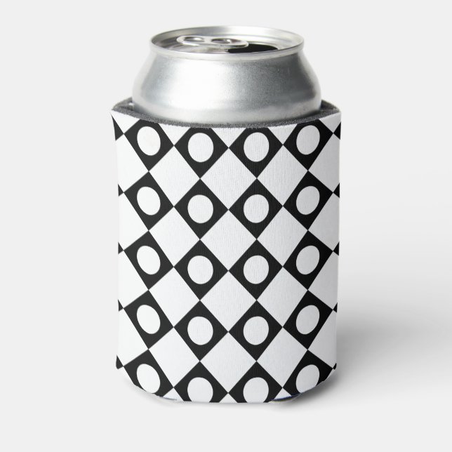 Porta-lata Mod Retro Branco da década de 60 (Can Back)