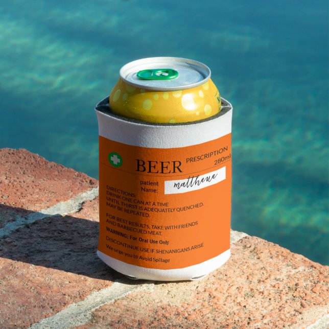 Porta-lata Modelo Engraçada Fresca - Cerveja Forte (Piscina in situ)