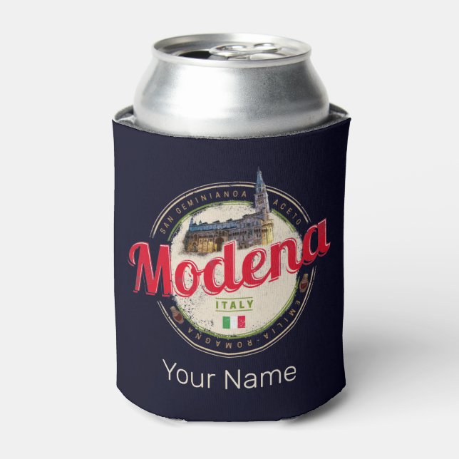 Porta-lata Modena Emilia-Romagna Balsâmico Itália Souvenir (Can Front)