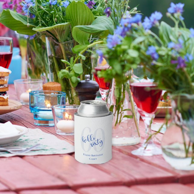 Porta-lata Modern Hello Sessenta Cooler Personalizado (Criador carregado)