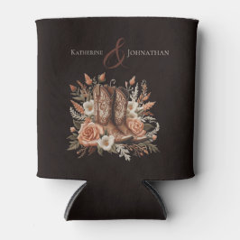 Porta-lata Moderno País Elegante - Flores Ocidentais