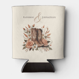 Porta-lata Moderno País Elegante - Flores Ocidentais