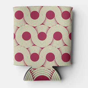 Porta-lata Moebius Stripe: Azulejo Vermelho Infinito