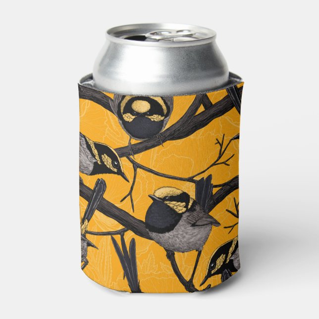 Porta-lata Moinhos de fada em amarelo (Can Front)
