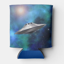 Molho voador de OVNI clássico na Galáxia Espacial