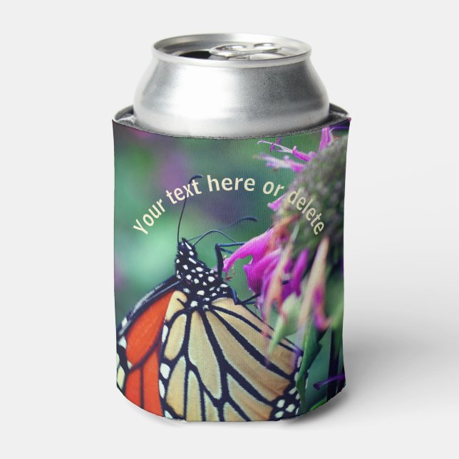 Porta-lata Monarca Borboleta Natureza Personalizada (Can Front)