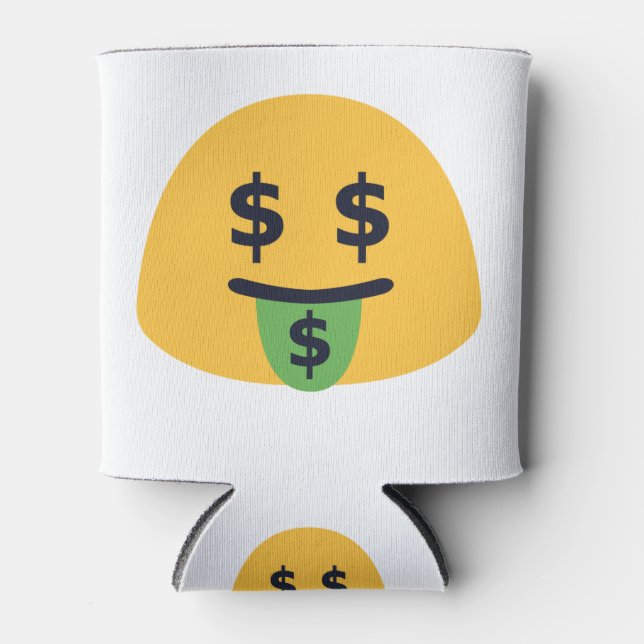 Porta-lata Money Mouth Emoji (Frente)