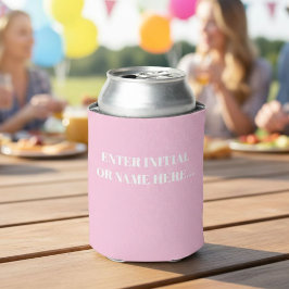 Porta-lata Monogram Slim Can Cooler – Custom Bridesmaid
