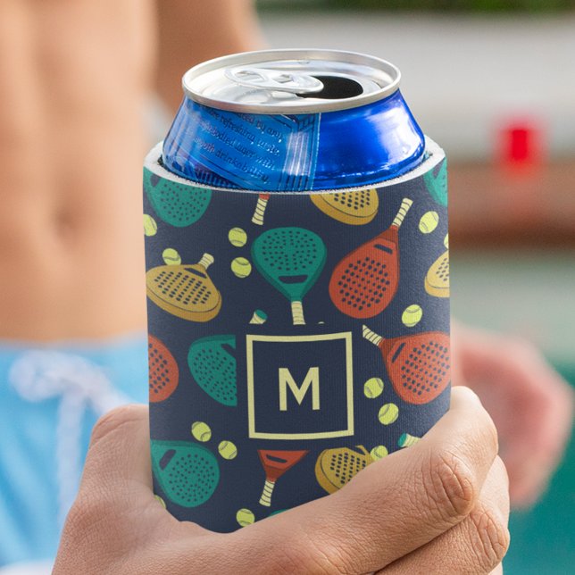 Porta-lata Monograma de Tênis de Padel (Criador carregado)