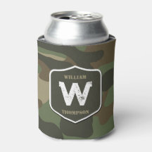 Monograma do Padrão do Exército Verde Camo Camufla
