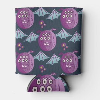 Porta-lata Monster Bats: Belo Vintage Cartoon