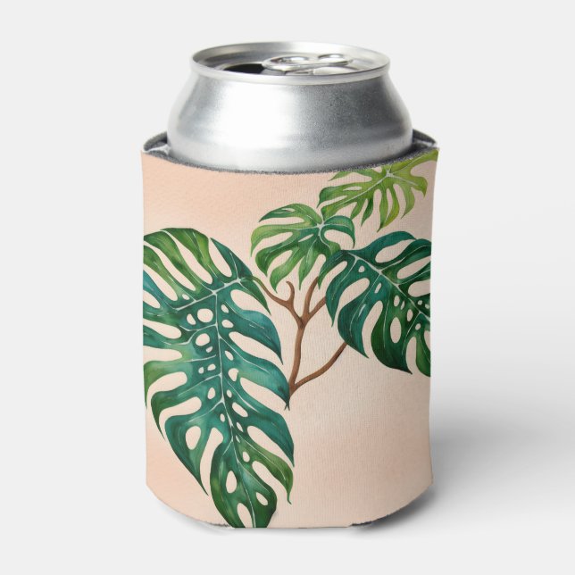 Porta-lata Monstera Plant Botanical (Can Front)