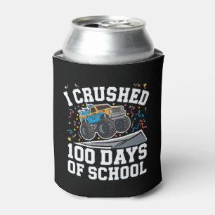 Porta-lata Monstro de Caminhão de 100 Dias de Escola 100º Dia
