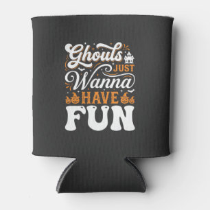 Porta-lata Monstros de Halloween Só Querem se Divertir Design