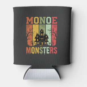 Porta-lata Monstros Retrô de Casa Assombrada de Halloween
