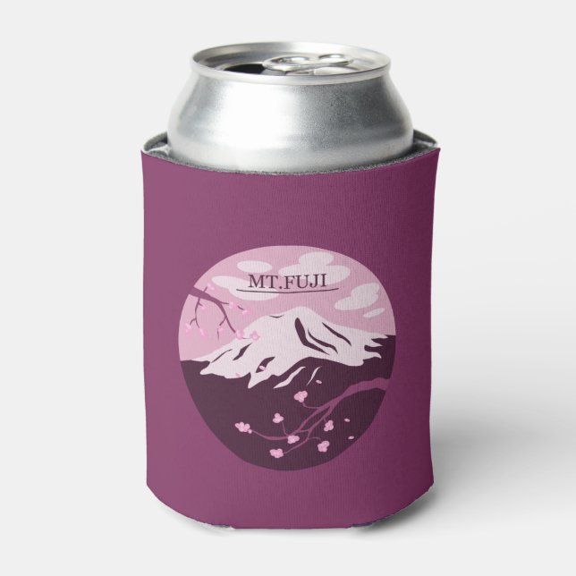 Porta-lata Monte Fuji (Rosa) (Can Front)