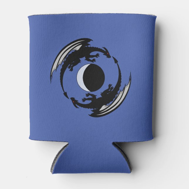Porta-lata Moon Dragon Fantasy Design Can Cooler (Frente)