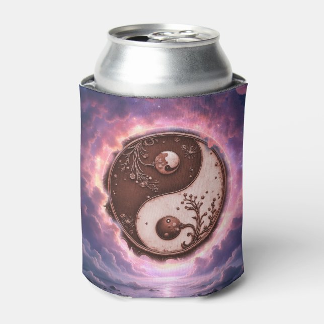 Porta-lata Moonlit Balance – Yin Yang of Eternal Light.  (Can Front)