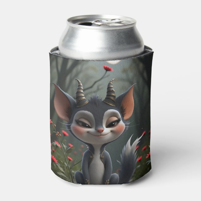 Porta-lata Moonlit Mischief Forest Spirit of Crimson Bloom.  (Can Front)