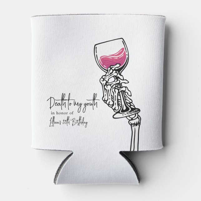 Porta-lata Morte à minha juventude (Frente)