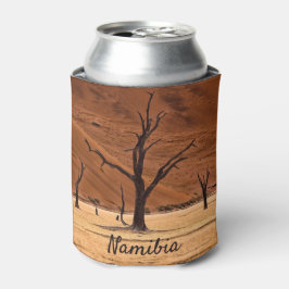 Porta-lata Morto Vlei Namibia, foto da paisagem com texto