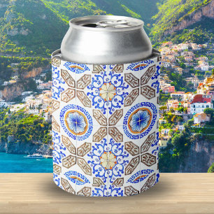 Porta-lata Mosaico azul italiano