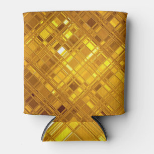 Porta-lata Mosaico ouro: Fundo Dourado Luxuoso