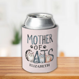 Porta-lata Mother of Cats, Fun Gift for Cat Lovers