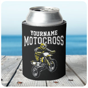 Porta-lata Motocross Dirt Bike Racing Personalizado 
