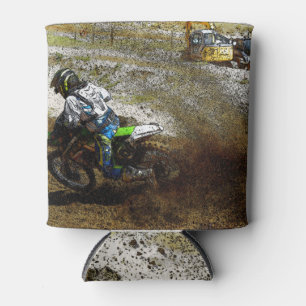 Porta-lata Motocross Dirtbike Racer Sports Gift