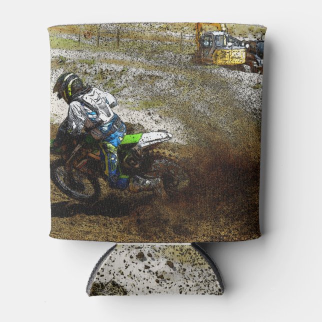 Porta-lata Motocross Dirtbike Racer Sports Gift (Frente)