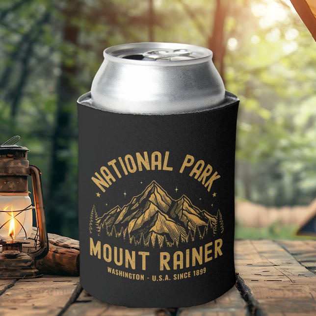 Porta-lata Mount Rainer National Park Forest Landscape (Criador carregado)
