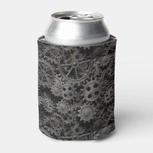 Porta-lata Muitas engrenagens do metal ou peças oxidadas