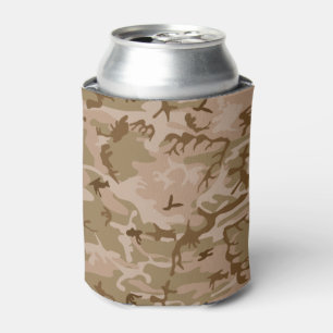 Porta-lata Muito Legal Camuflagem Marrom Deserto Estilo Milit