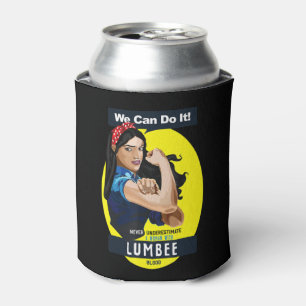 Porta-lata Mulher indígena nativa americana nativa jamais co