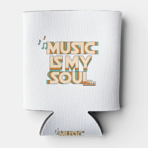 Porta-lata Música É Minha Alma