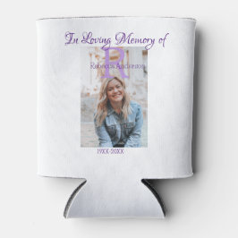 Porta-lata Na memória amorosa da memória, adicione ano n