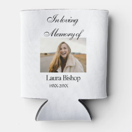 Porta-lata Na memória amorosa do amor funerário, adicione nom