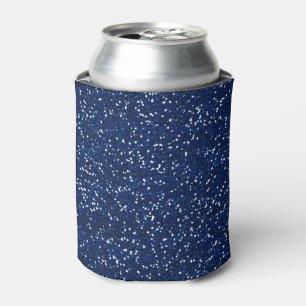 Porta-lata Na moda Blue Glitter