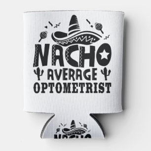 Porta-lata Nacho Média Optometrista Funny Optometry Fiesta