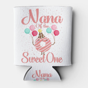 Porta-lata Nana Do Doce Um Família Combinando 1º Aniversário